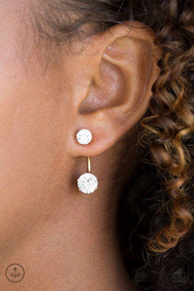 Paparazzi Starlet Squad - Gold Post Earrings