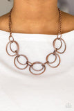 Paparazzi Urban Orbit - Copper Necklace