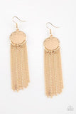 Paparazzi Solar Scene - Gold Earrings