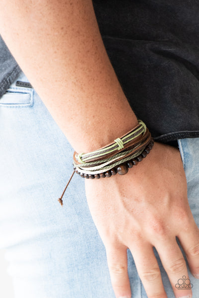 Paparazzi Need More Nature - Brown Bracelet