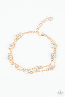 Paparazzi Spotlight Starlight - Gold Bracelet