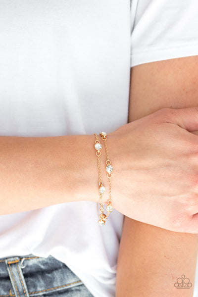 Paparazzi Spotlight Starlight - Gold Bracelet