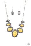 Paparazzi Sierra Serenity - Yellow Necklace
