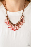 Paparazzi Fashionista Flair - Copper Necklace