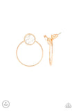 Paparazzi Simply Stone Dweller - Gold Earrings