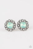Paparazzi Little Lady - Green Post Earrings