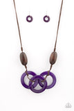 Paparazzi Bahama Drama - Purple Necklace