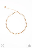 Paparazzi Summer Spotlight - Gold Choker Necklace