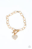 Paparazzi Lots of Love - Gold Bracelet
