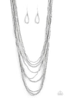 Paparazzi Totally Tonga - Silver Necklace