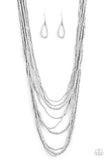 Paparazzi Totally Tonga - Silver Necklace