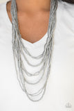 Paparazzi Totally Tonga - Silver Necklace