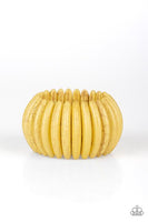 Paparazzi Naturally Nomad - Yellow Bracelet