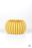 Paparazzi Naturally Nomad - Yellow Bracelet