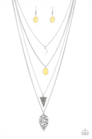 Paparazzi Grounded In ARTIFACT - Yellow Necklace