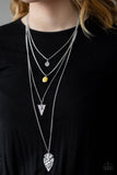 Paparazzi Grounded In ARTIFACT - Yellow Necklace