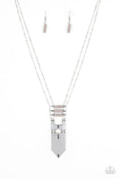 Paparazzi Triassic Era - Silver Necklace