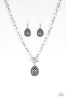 Paparazzi Sheen Queen - Silver Necklace