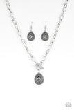Paparazzi Sheen Queen - Silver Necklace