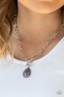 Paparazzi Sheen Queen - Silver Necklace