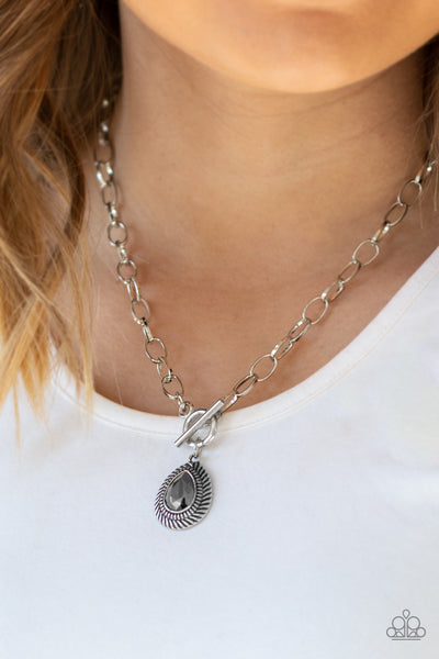 Paparazzi Sheen Queen - Silver Necklace