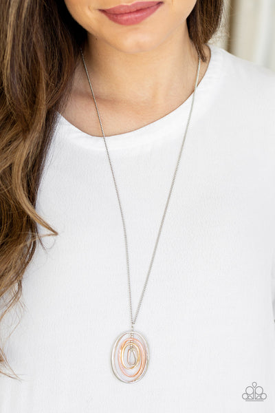 Paparazzi Classic Convergence - Silver Necklace