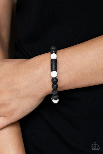 Paparazzi Just Chillax - White Urban Bracelet