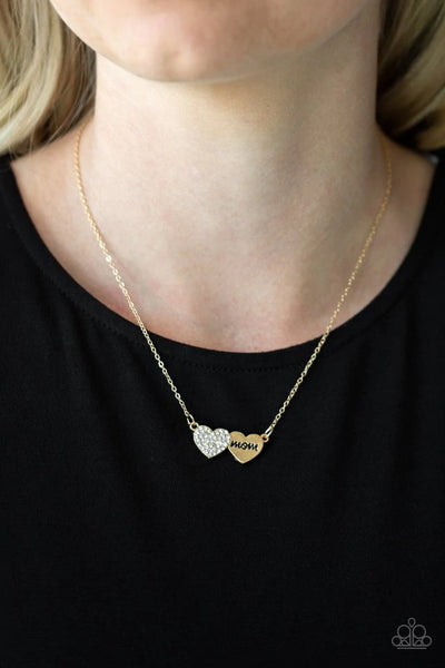 Paparazzi Mama Knows Best - Gold Necklace