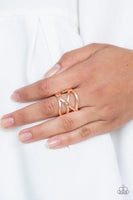 Paparazzi All Over The Place - Copper Ring