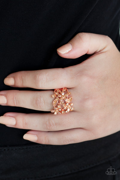 Paparazzi Gardenia Gleam - Copper Ring