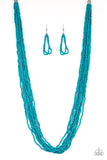 Paparazzi Congo Colada - Blue Necklace