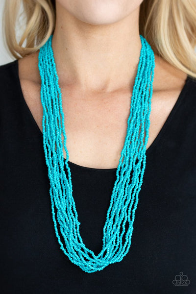 Paparazzi Congo Colada - Blue Necklace