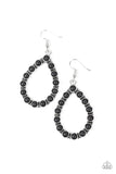 Paparazzi Sagebrush Sunsets - Black Earrings