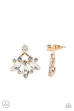 Paparazzi Crystal Constellations - Gold Post Earrings