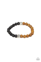 Paparazzi Tuned In - Brown Urban Bracelet