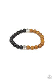 Paparazzi Tuned In - Brown Urban Bracelet