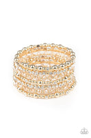 Paparazzi ICE Knowing You - Gold Bracelet