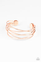 Paparazzi Down To The Wire - Copper Bracelet
