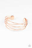 Paparazzi Down To The Wire - Copper Bracelet