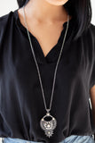 Paparazzi Solar Energy - White Necklace