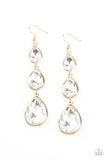 Paparazzi Metro Momentum - Gold Earrings