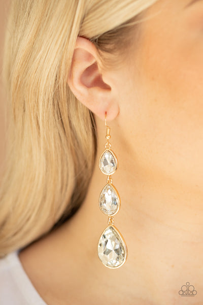 Paparazzi Metro Momentum - Gold Earrings