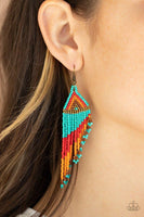 Paparazzi Rainbow Winds - Multi Earrings