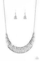 Paparazzi Metallic Mechanics - Silver Necklace