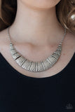Paparazzi Metallic Mechanics - Silver Necklace