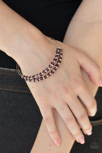 Paparazzi Prismatic Posh - Purple Bracelet