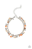 Paparazzi Aquatic Adventure - Orange Bracelet