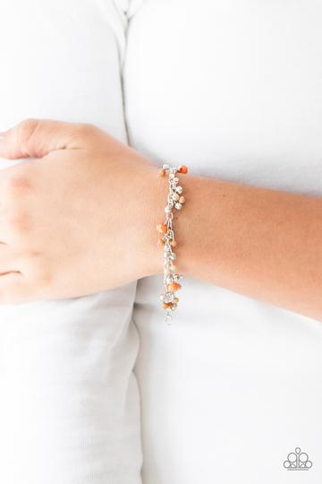 Paparazzi Aquatic Adventure - Orange Bracelet