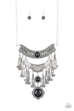 Paparazzi Sahara Royal - Black Necklace