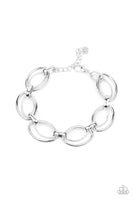 Paparazzi Simplistic Shimmer - Silver Bracelet